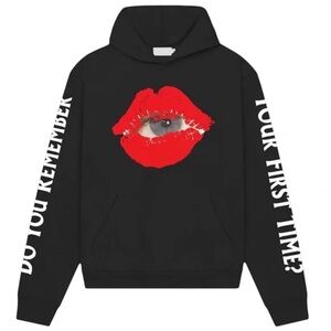 The Kid Laroi 💋 Black Tour Hoodie (2022) NEW, MEDIUM NWOT